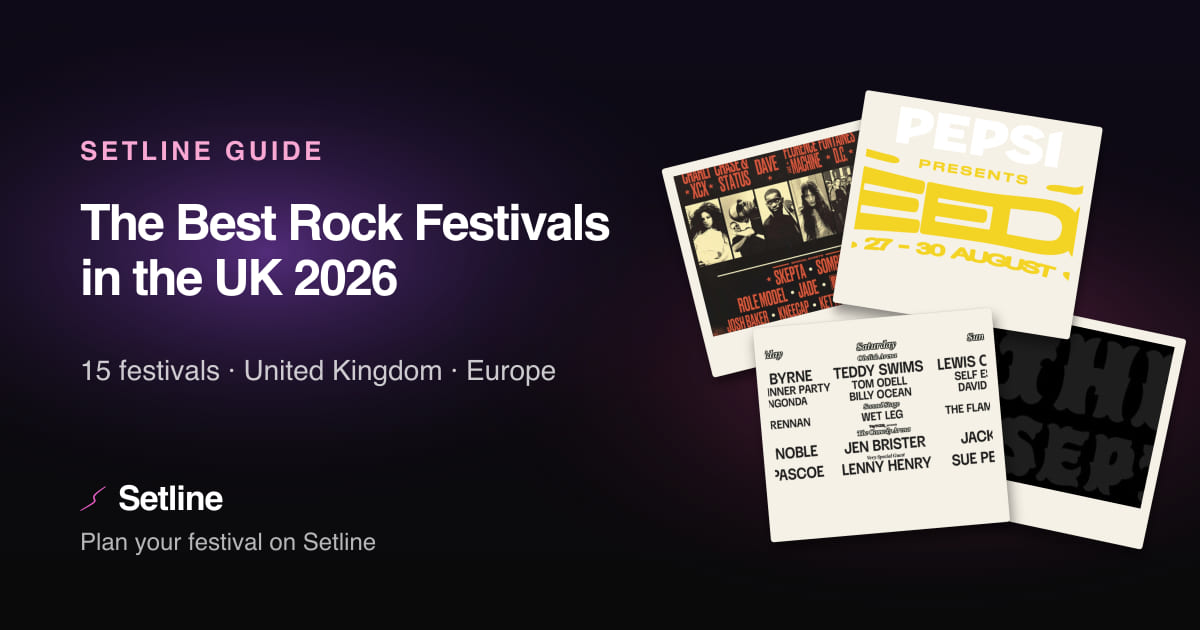 The Best Rock Festivals in the UK 2026